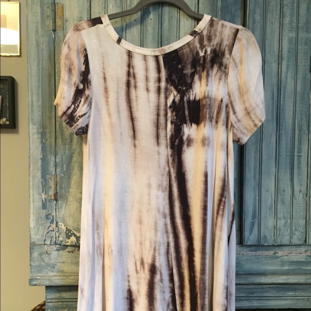 Long tie dye shirt